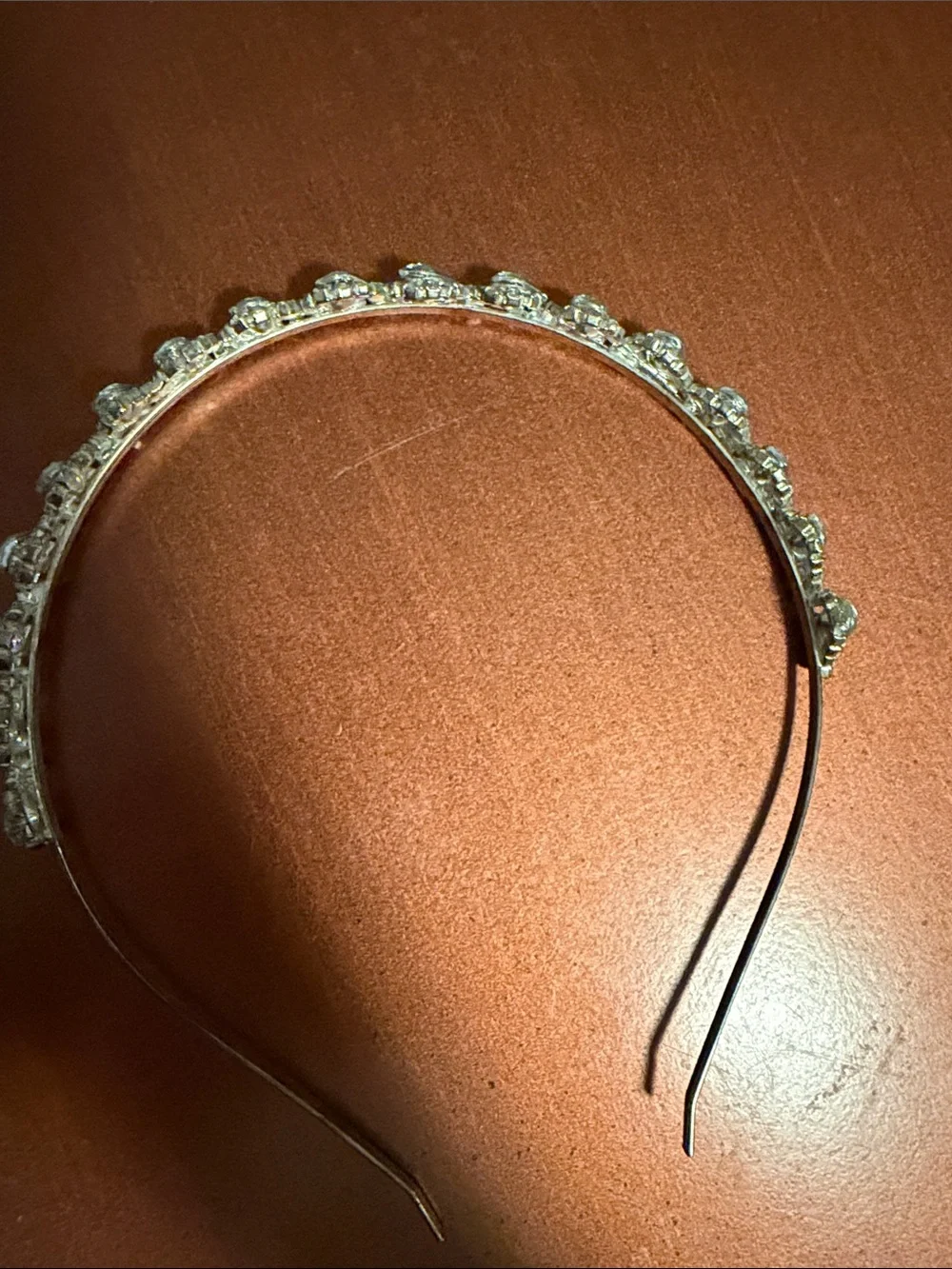 Pearl and Crystal Headband Set with Floral Lace Elastic Band - White